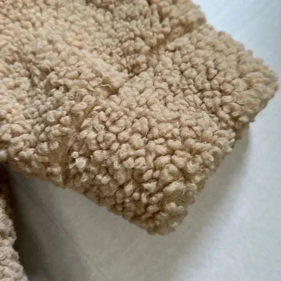 Wild Fable Sherpa zip up jacket camel color size XS/S - Picture 5 of 6